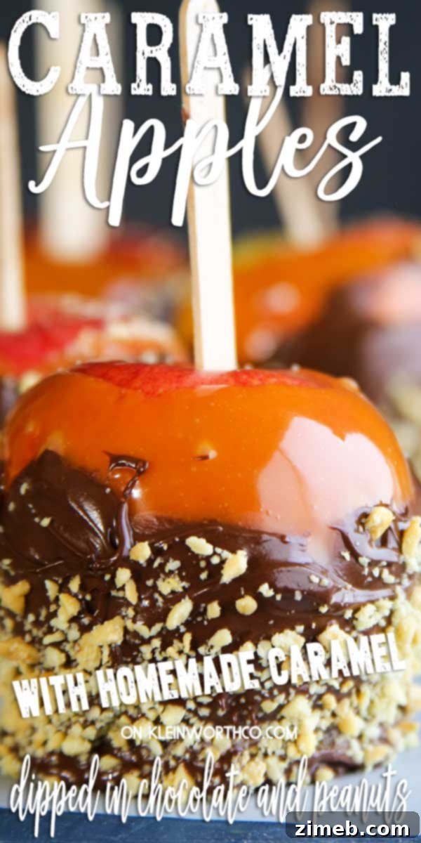 Peanut Covered Caramel Apples, irresistible fall treats