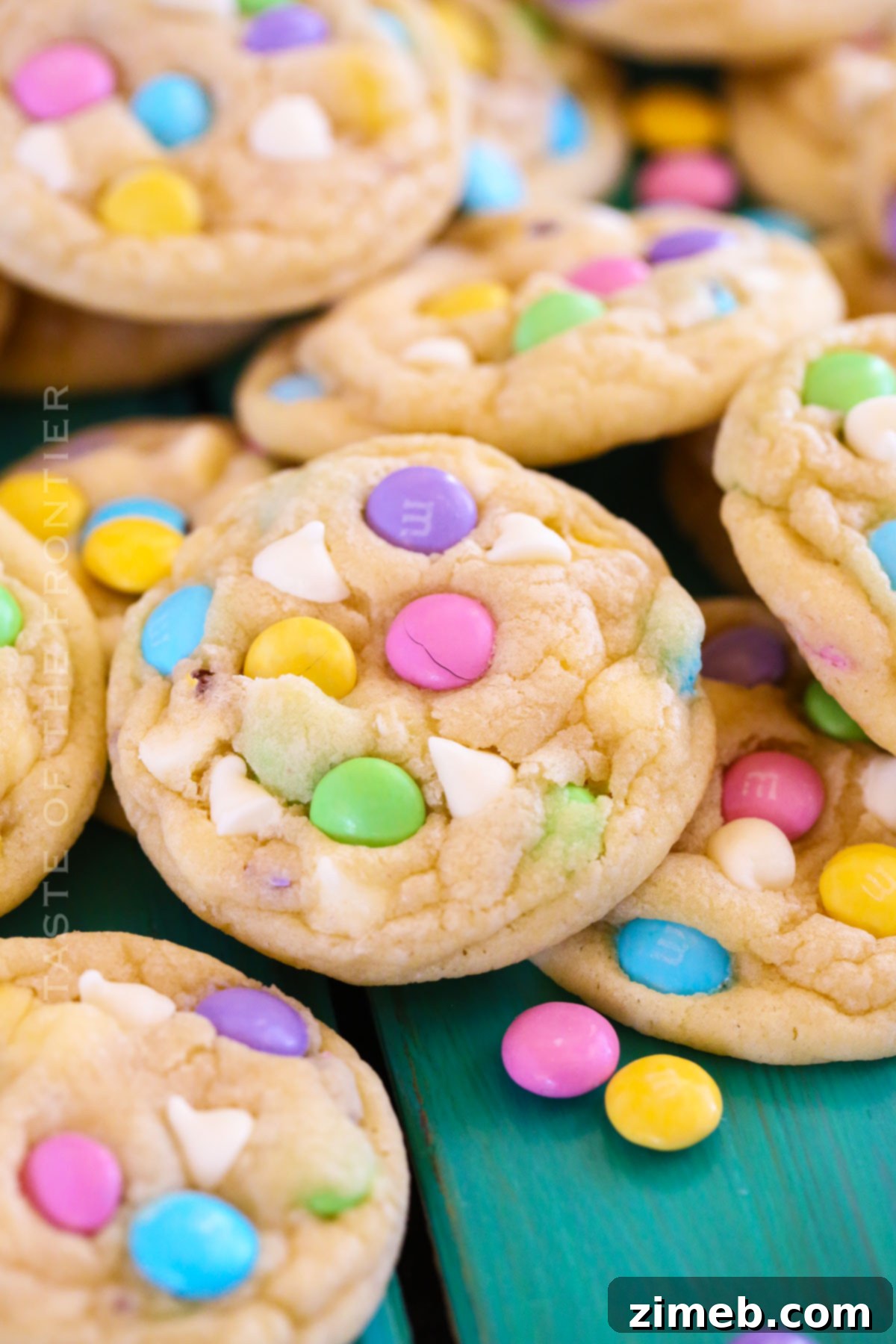 Easter M&M Cookies 3 recipe for Easter M&M Cookies