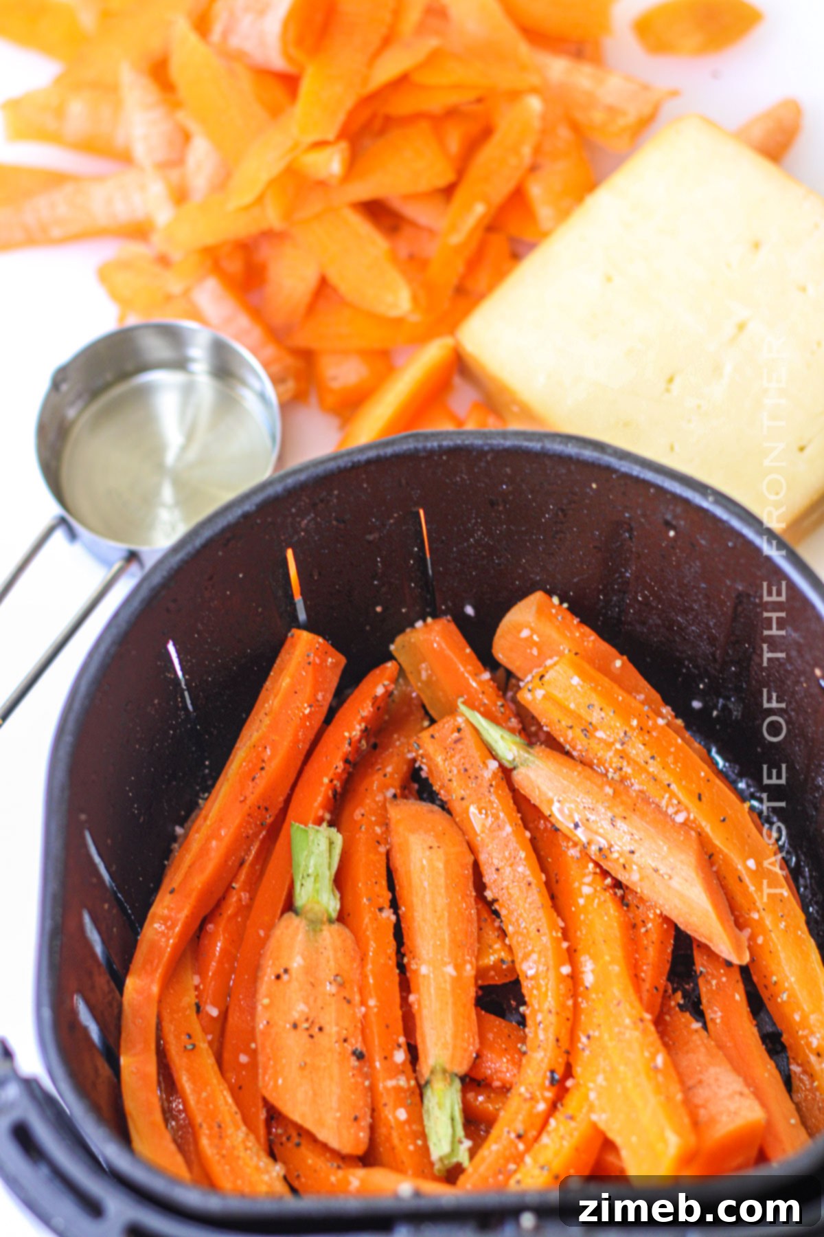 Perfect Air Fryer Roasted Carrots 7 How to cook carrots in the air fryer
