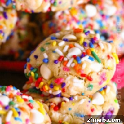 2D Comic Cake Phenomenon 12 Sweet Birthday Cake Cookies with sprinkles