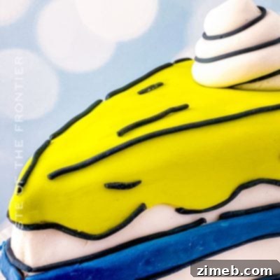 2D Comic Cake Phenomenon 16 Comic Book Cake - Viral Cartoon Cake