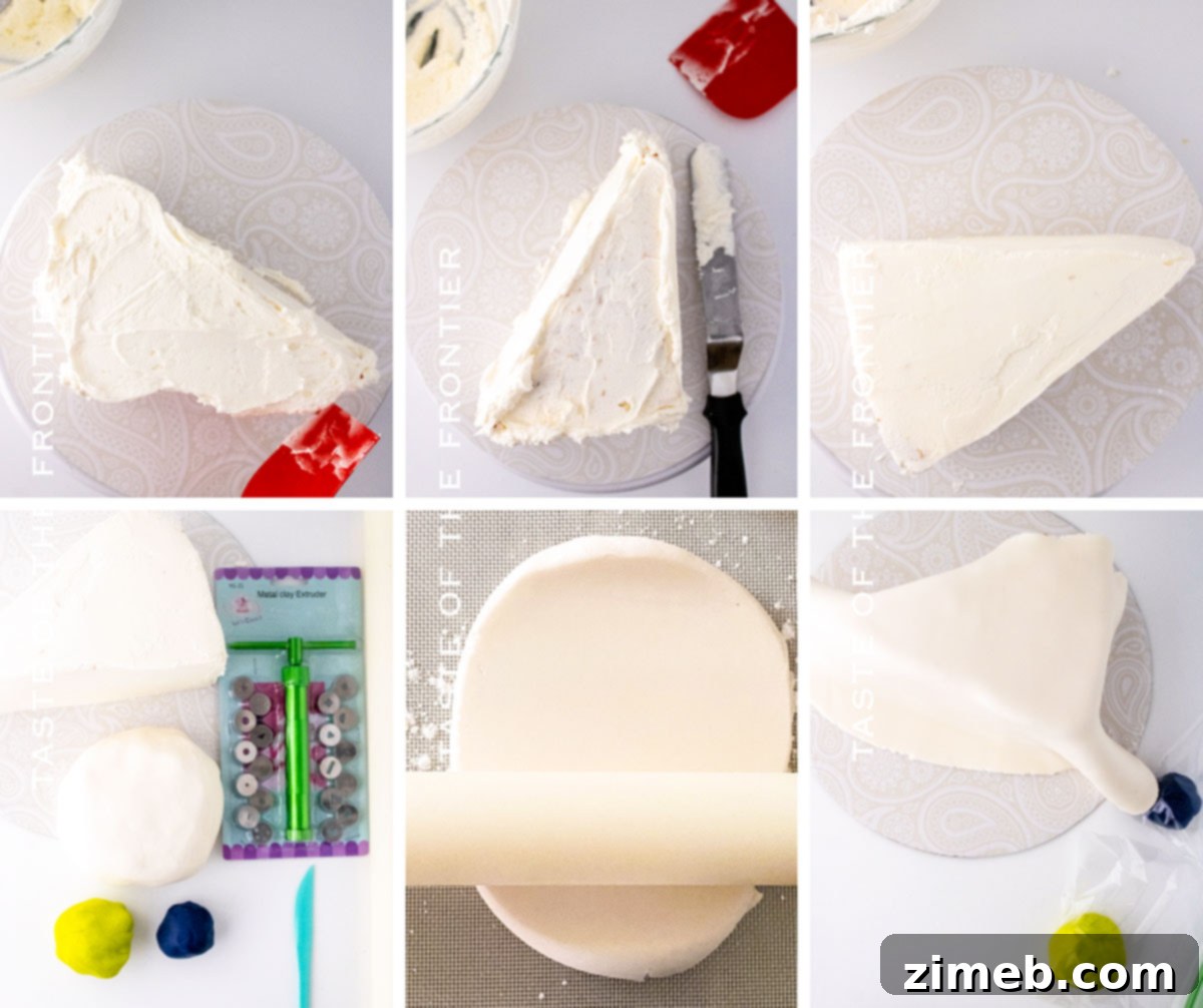 2D Comic Cake Phenomenon 6 Rolling white fondant for a Comic Book Cake