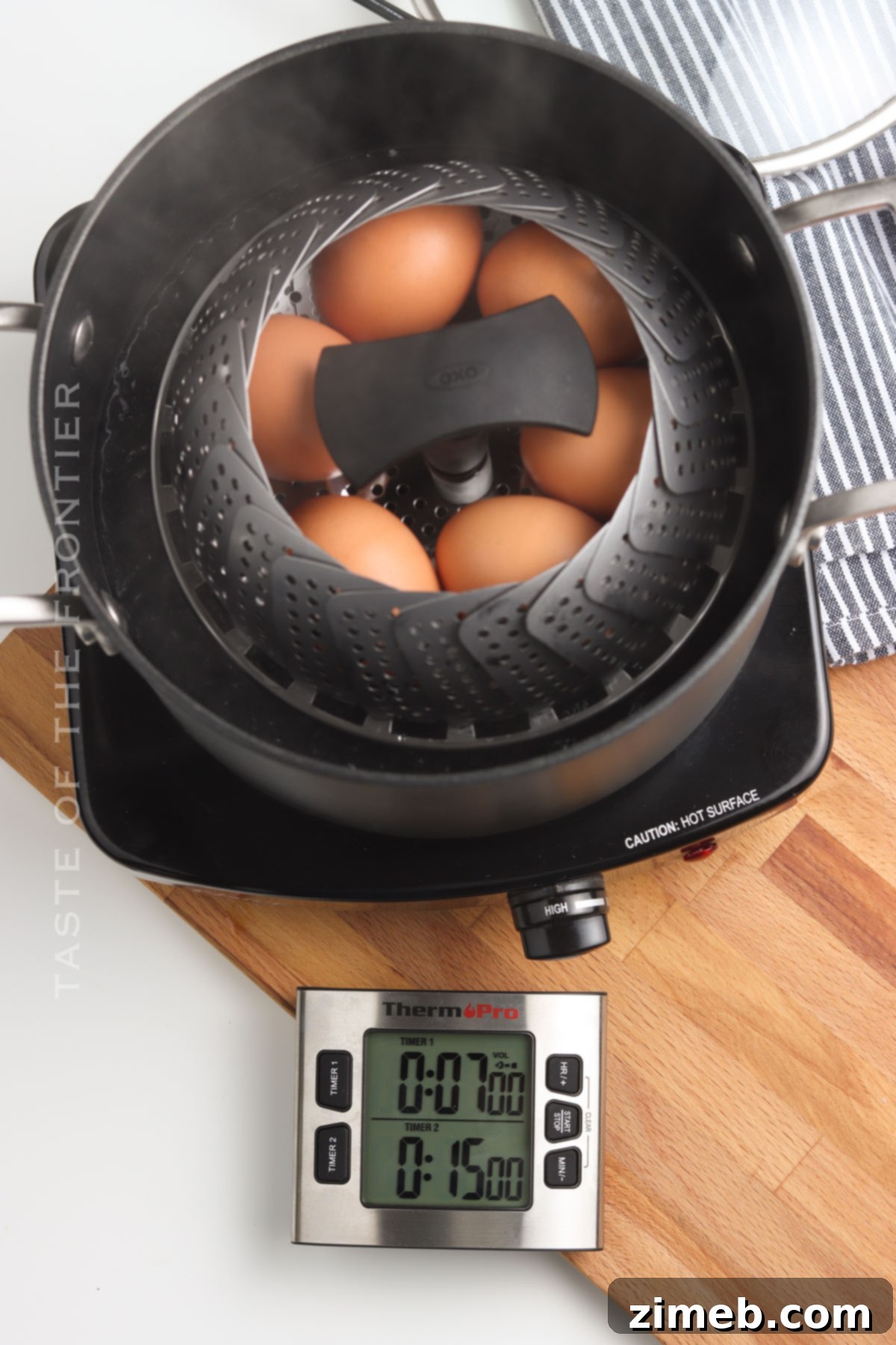 instant pot Steamed Eggs