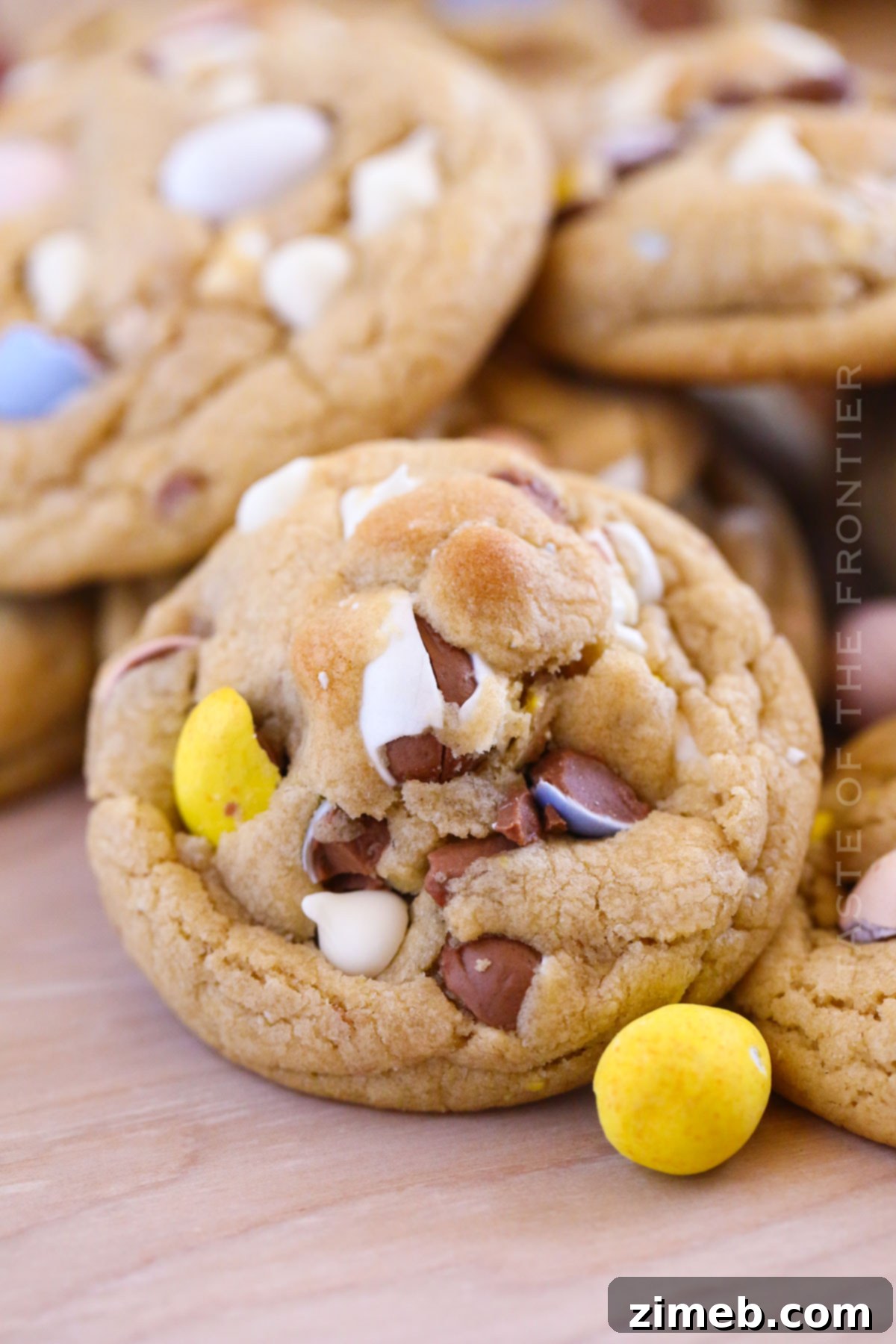No-Chill Easter Cookies: Irresistible Cadbury Egg Cookies with White Chocolate Chips and Crunchy Cadbury Mini Eggs
