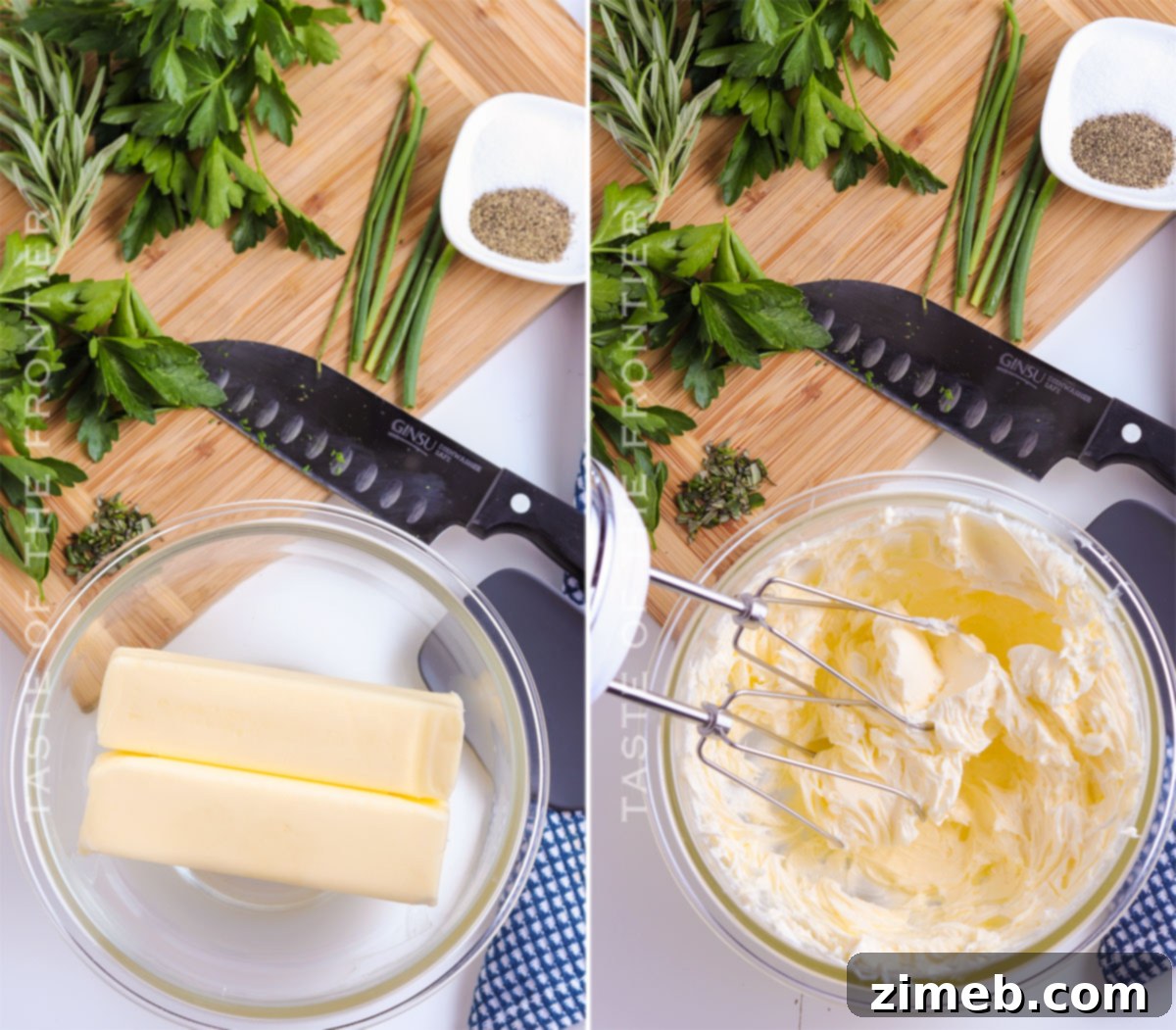 Aromatic Herb Butter 5 how to make Herb Butter