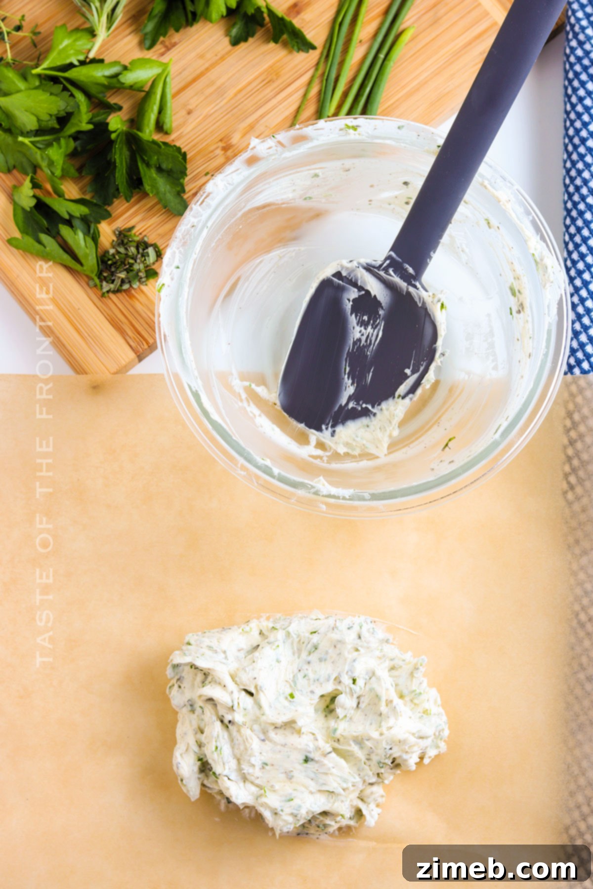 Aromatic Herb Butter 8 whipped butter with herbs