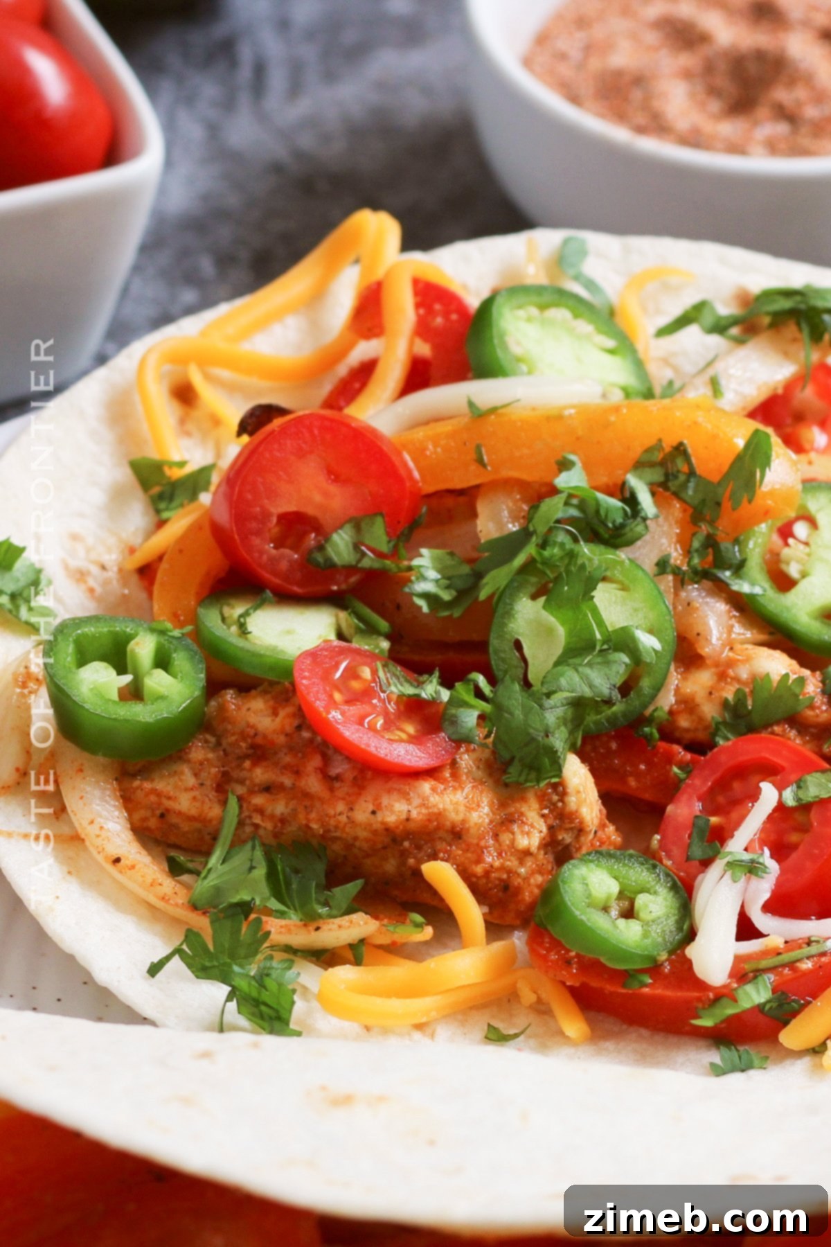 Savory Fajita Blend 3 easy chicken dinner fajita