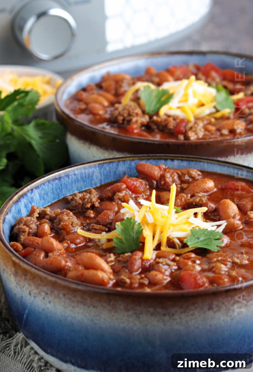 Robust Chili Blend 8 Crockpot Chili with a perfect spice blend