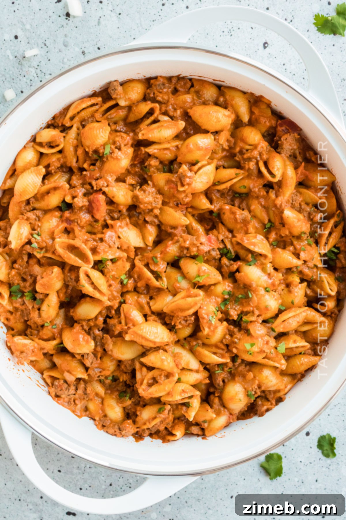 Fiesta Taco Blend 6 Taco Pasta recipe, a creative use for taco seasoning