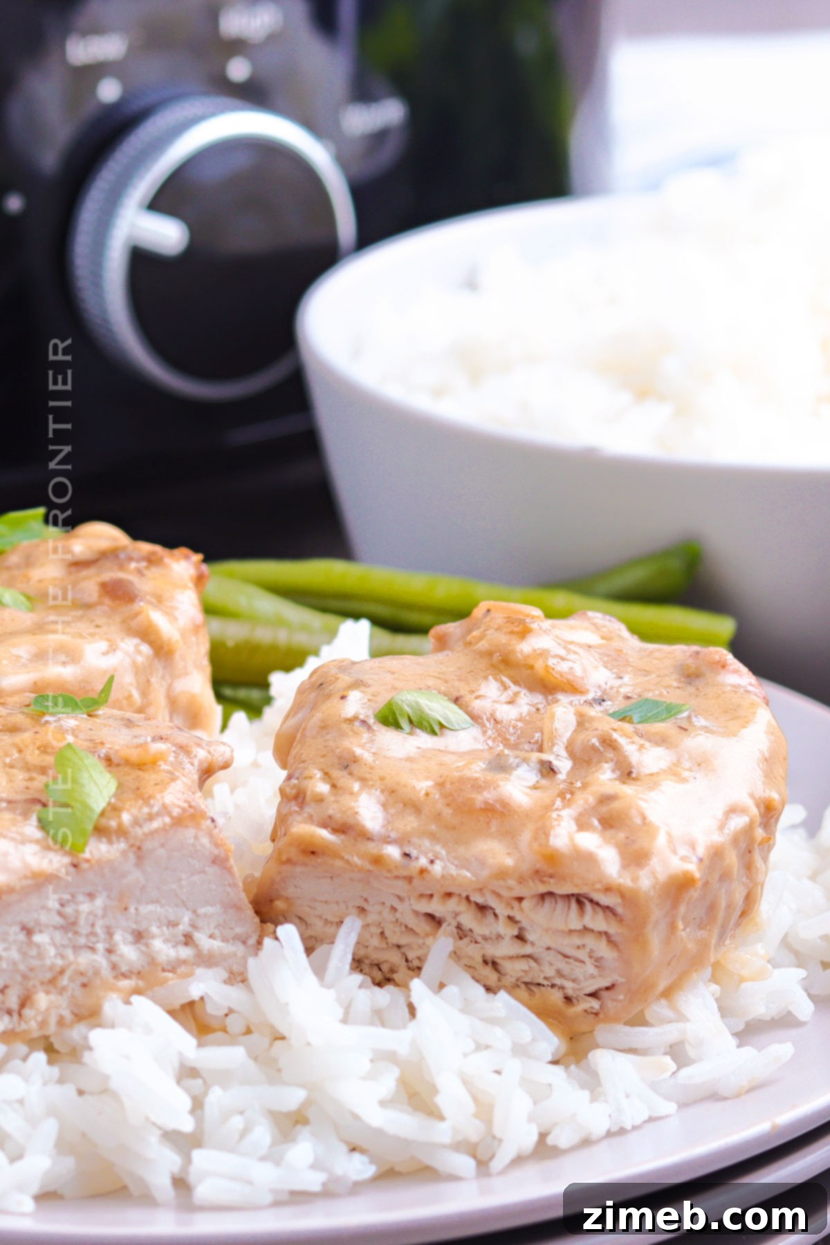 Melt-in-Your-Mouth Slow Cooker Pork Chops 2 easy pork dinner in the crock pot