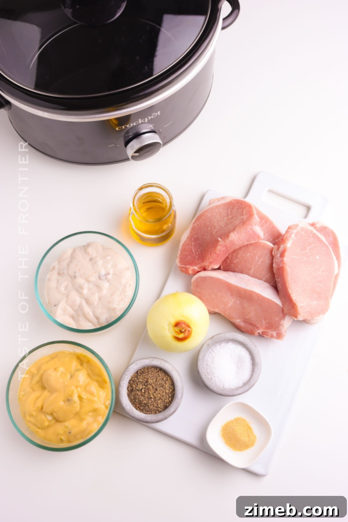 Melt-in-Your-Mouth Slow Cooker Pork Chops 3 ingredients for Slow Cooker Pork Chops