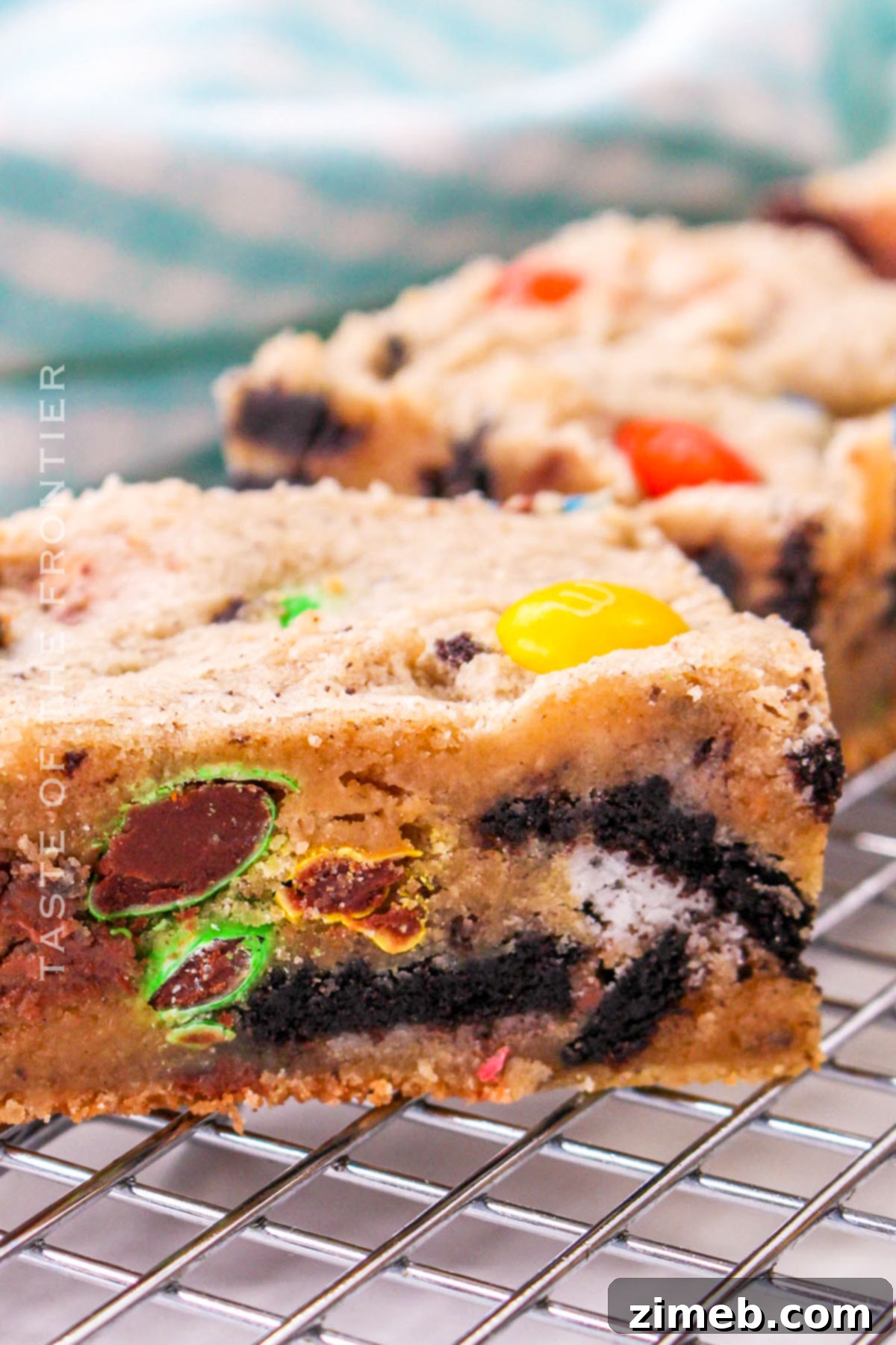 M&M Cookie Bars Recipe