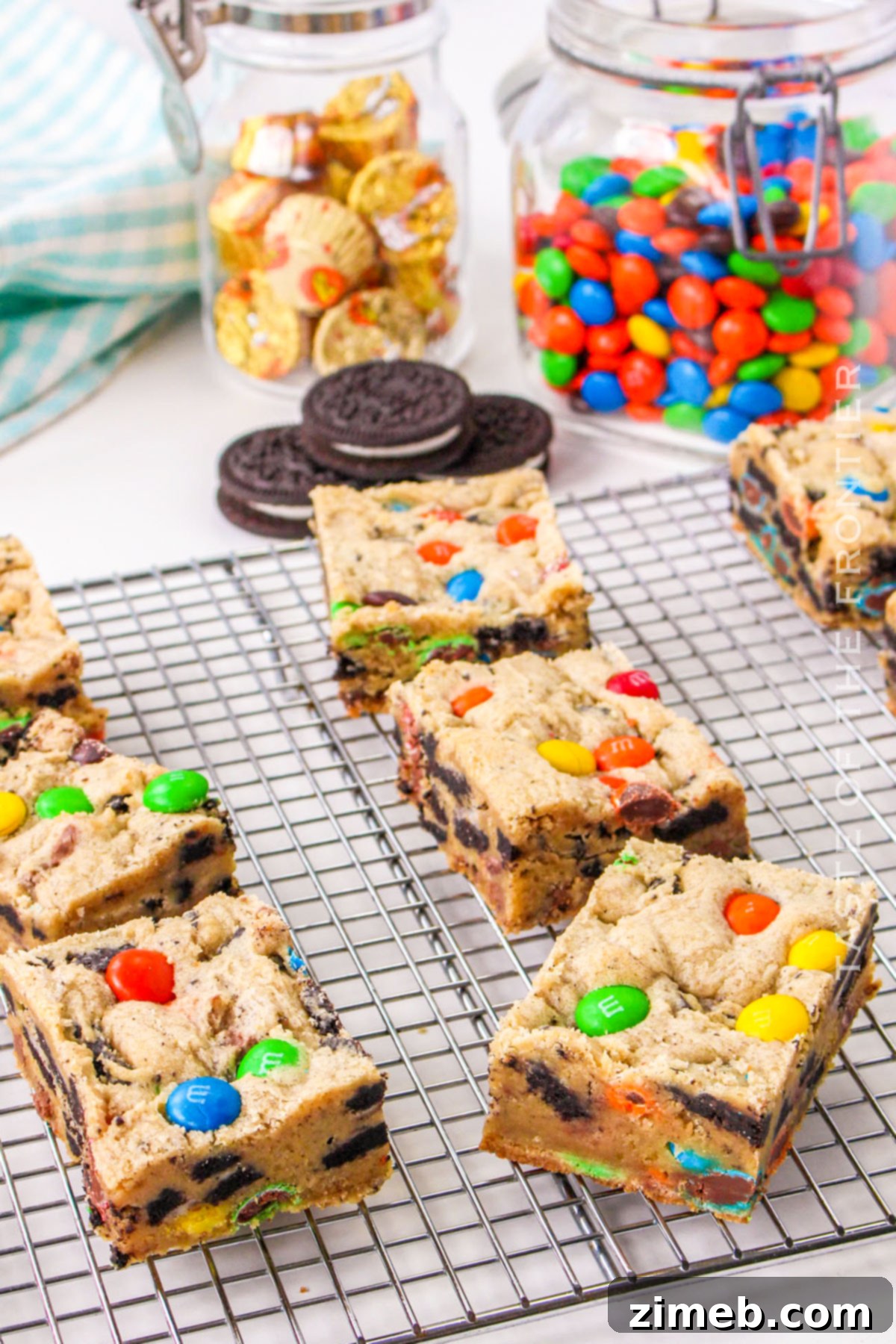 Peanut Butter Cup Cookie Bars