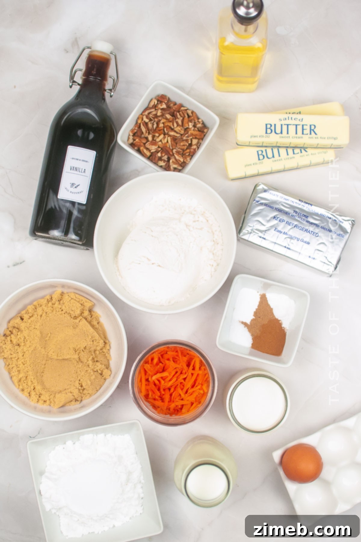 carrot cake ingredients