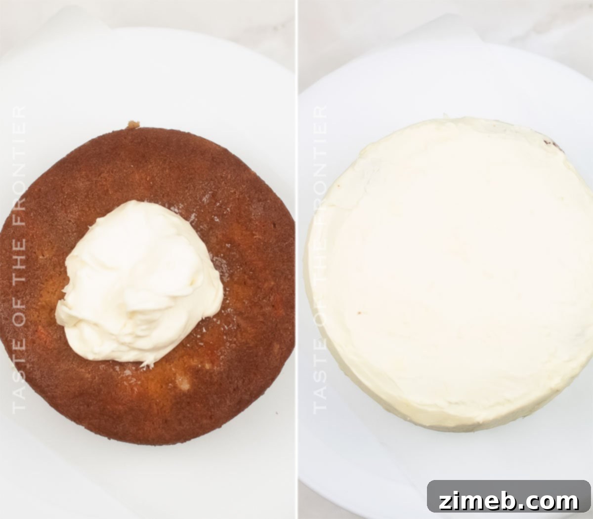 how to frost a 3 layer cake