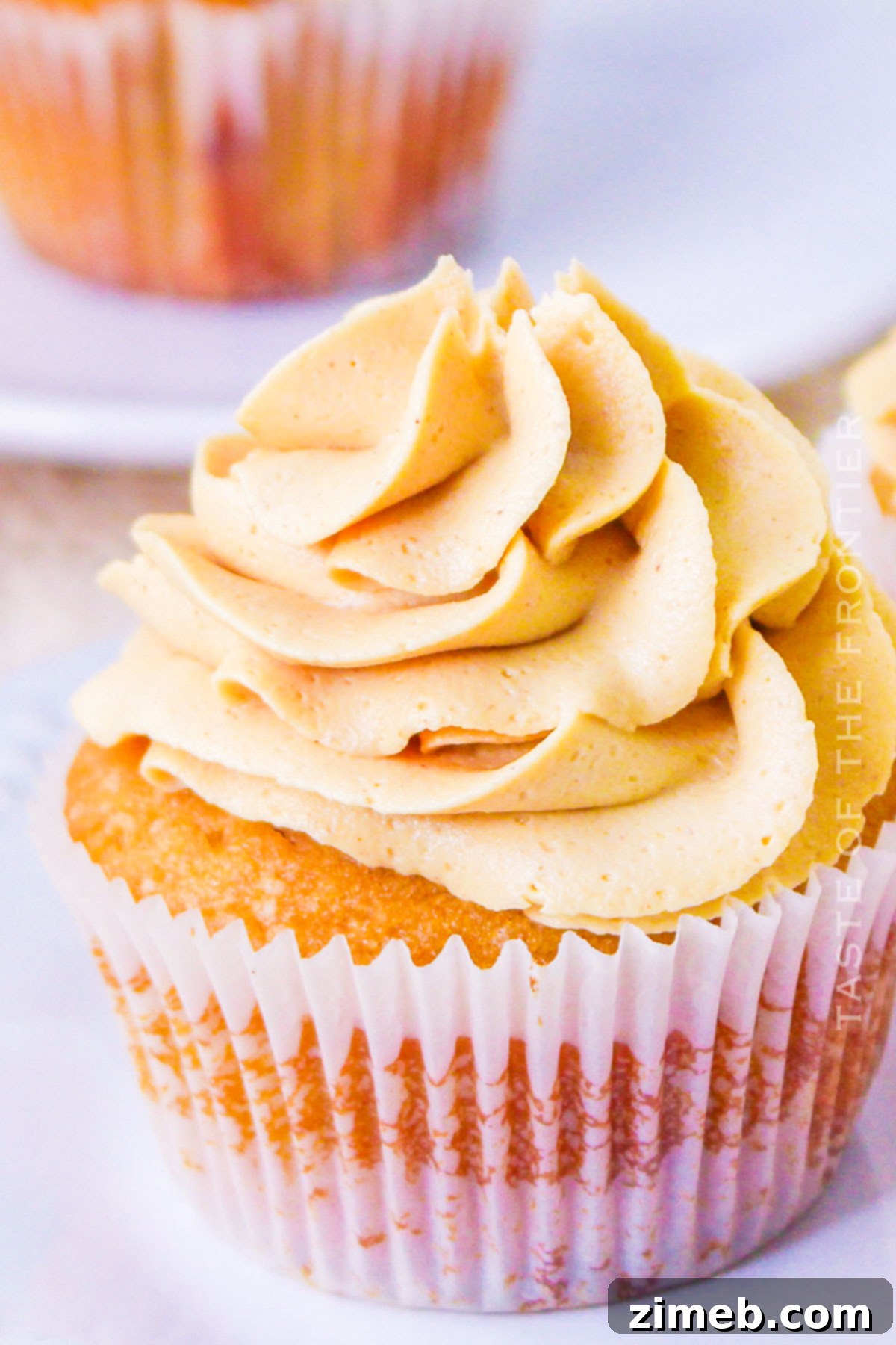 Double Peanut Butter Delight Cupcakes 2 Homemade Peanut Butter Cupcakes from scratch with creamy frosting