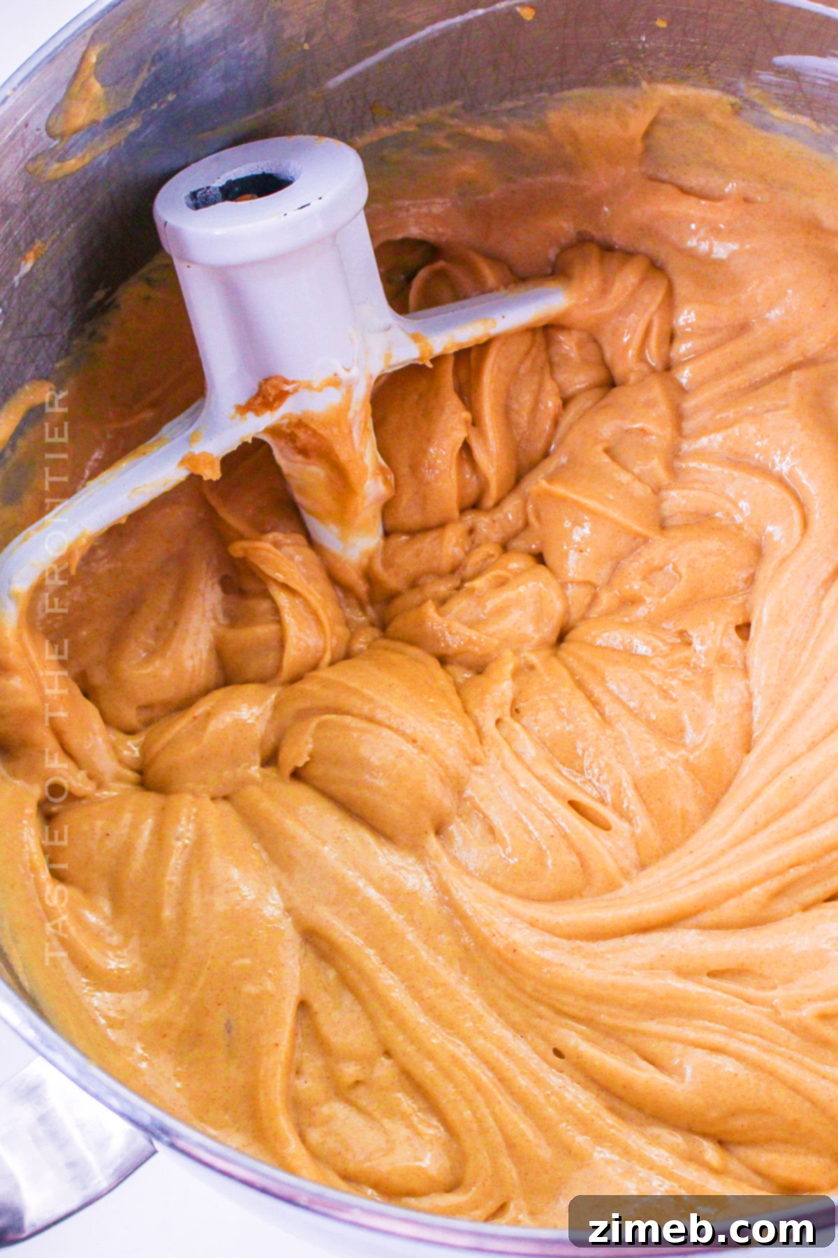 Double Peanut Butter Delight Cupcakes 6 Peanut Butter cupcake batter ready for baking