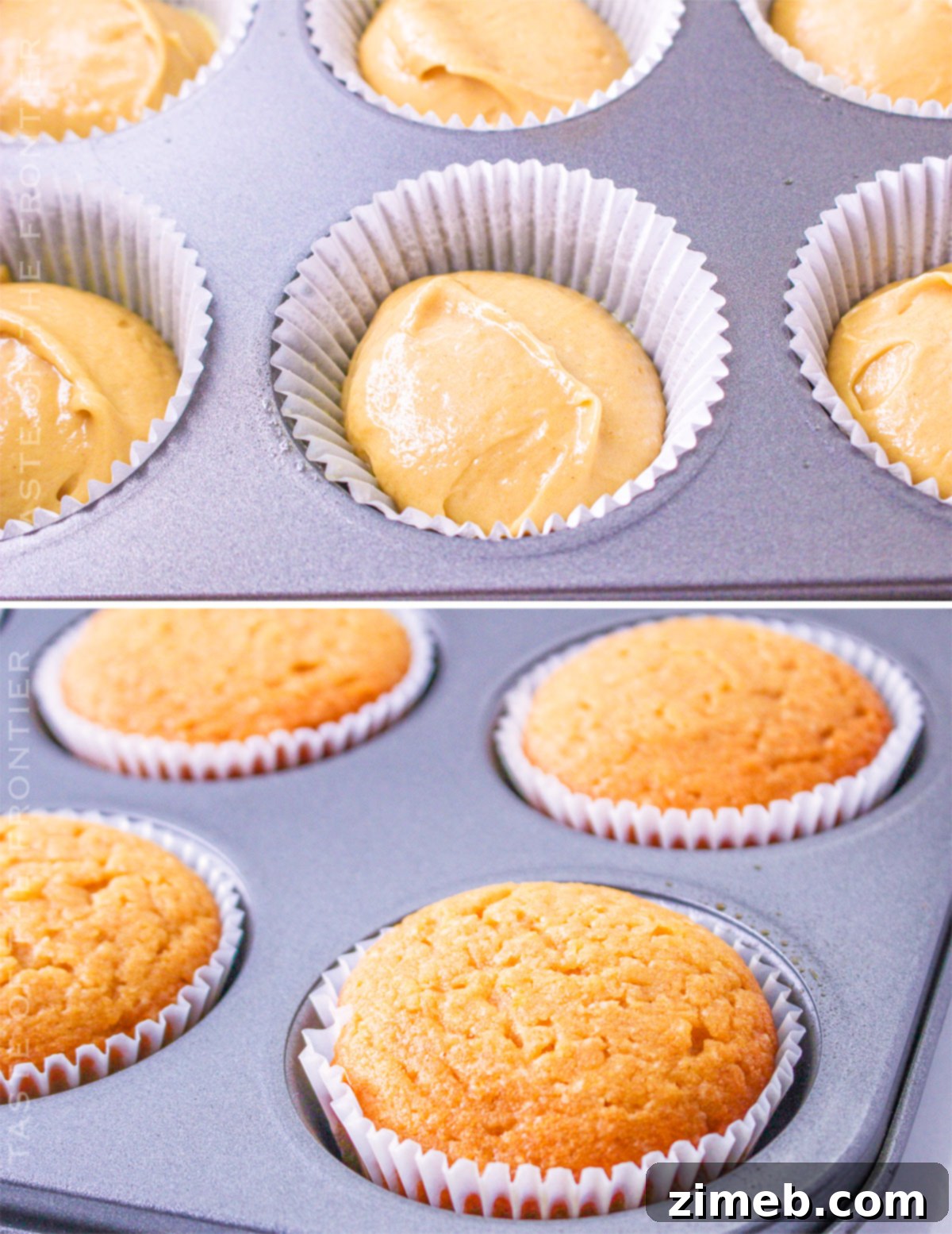 Double Peanut Butter Delight Cupcakes 7 How to make creamy Peanut Butter Cupcakes