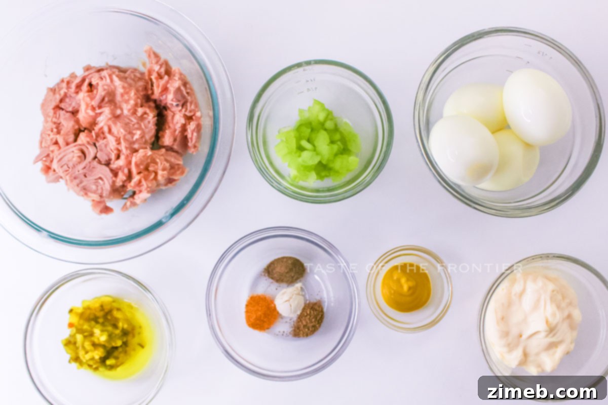 Tuna Egg Salad 4 Tuna Salad with Egg Ingredients