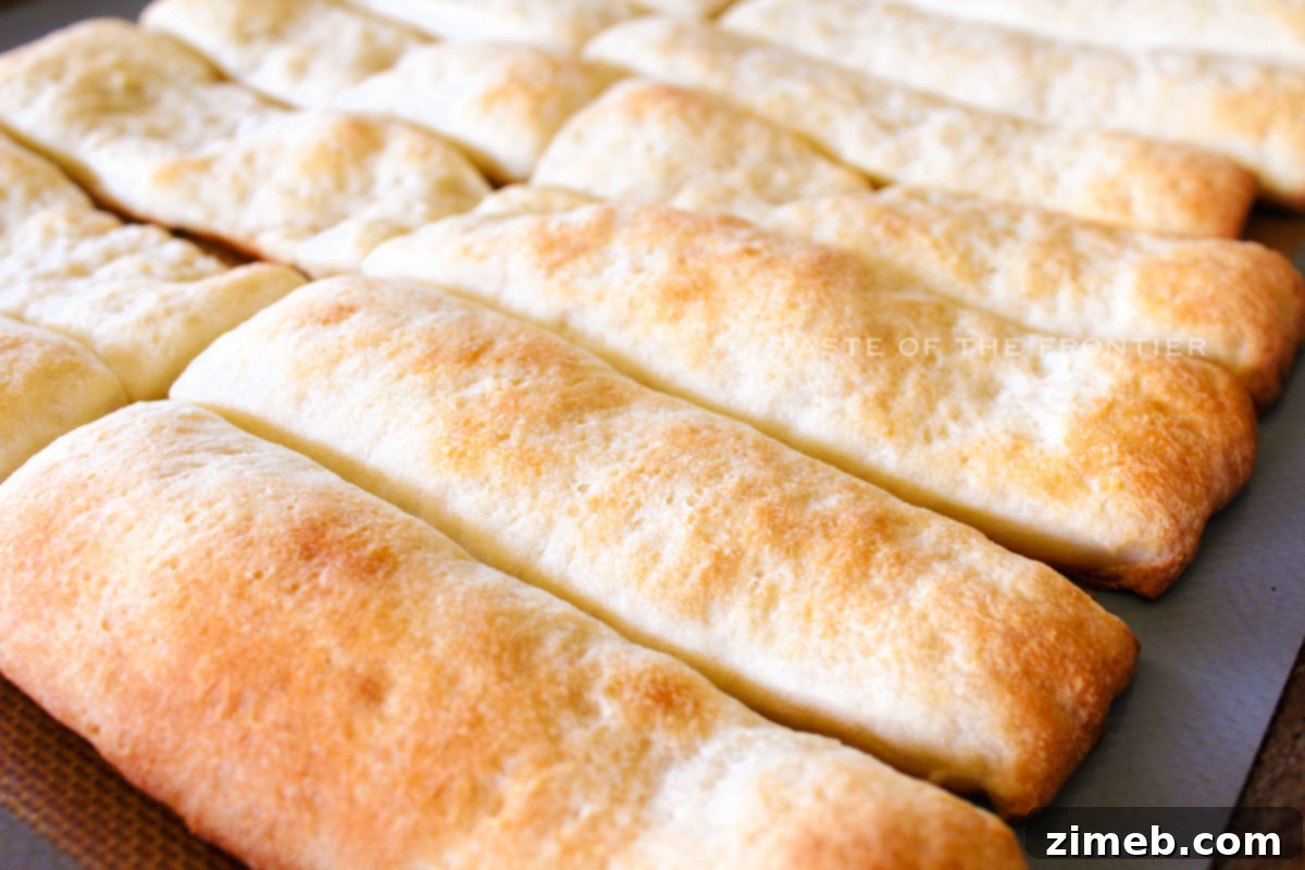 4-ingredient garlic breadsticks