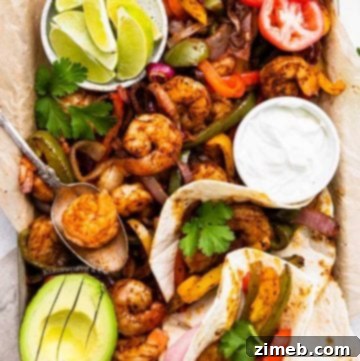 recipe for Sheet Pan Shrimp Fajitas