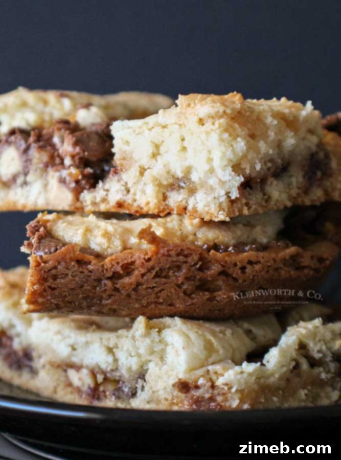 Snickers Dream Cake Bars 4 how to make Snickers Cake Mix Bars