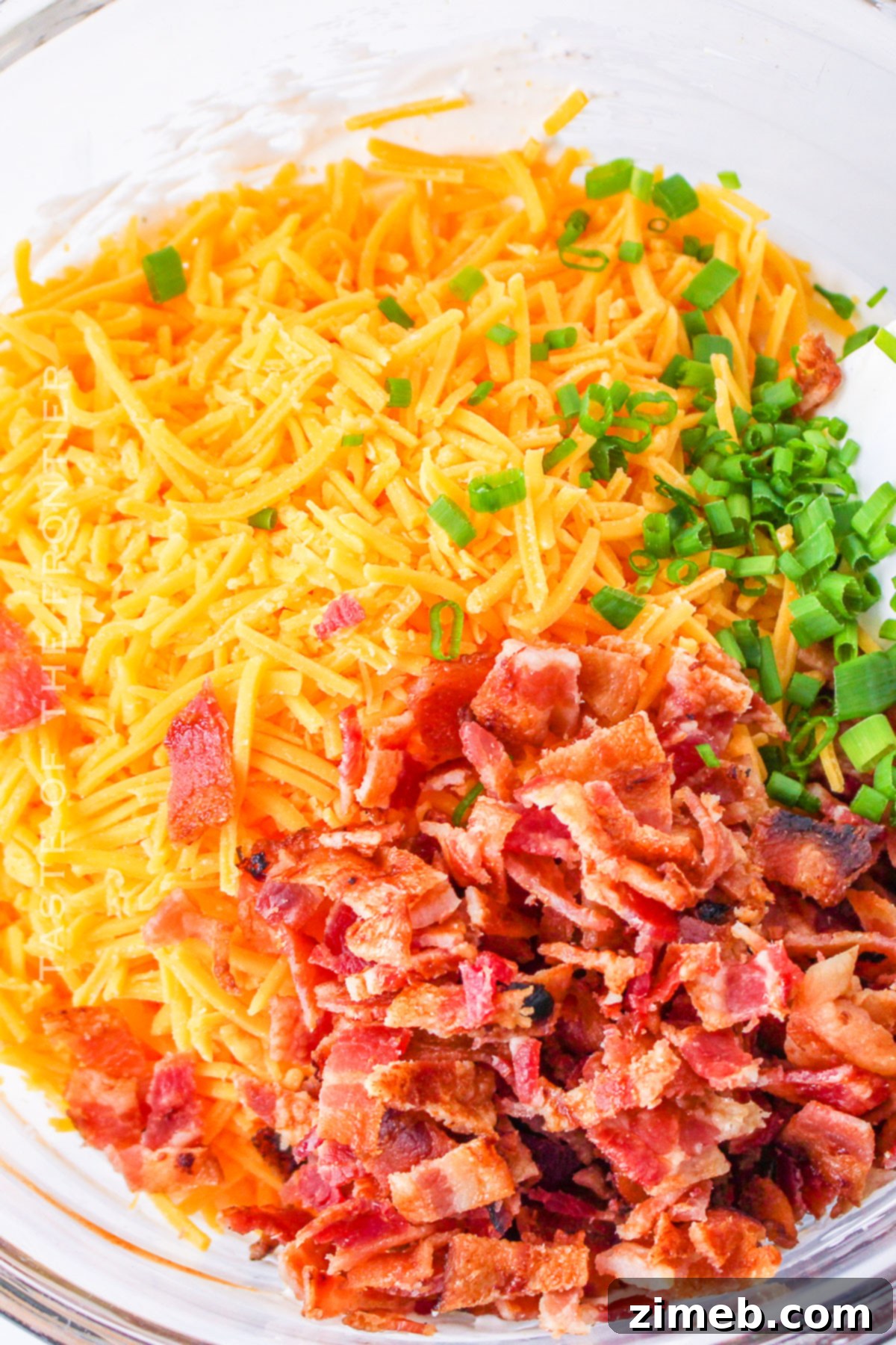 Craveable Loaded Baked Potato Dip 6 adding back to cold dip
