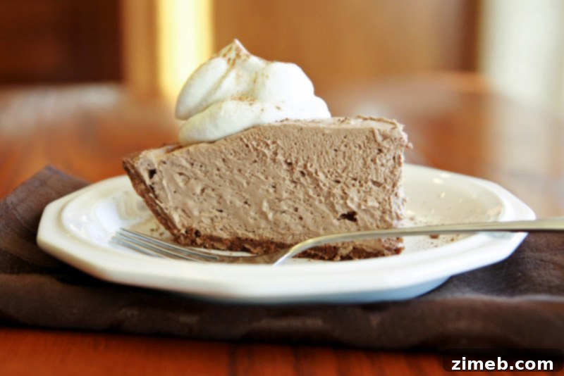 German Sweet Chocolate Pie Recipe - rich holiday dessert