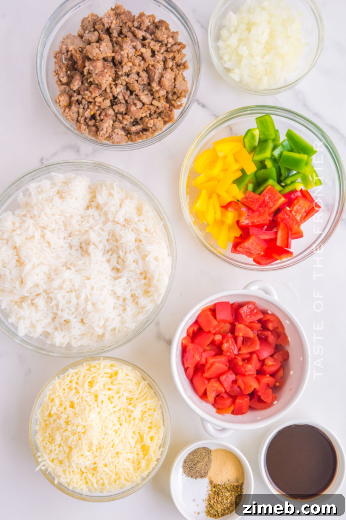 Stuffed Pepper Casserole ingredients