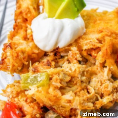 Chicken Fajita Casserole