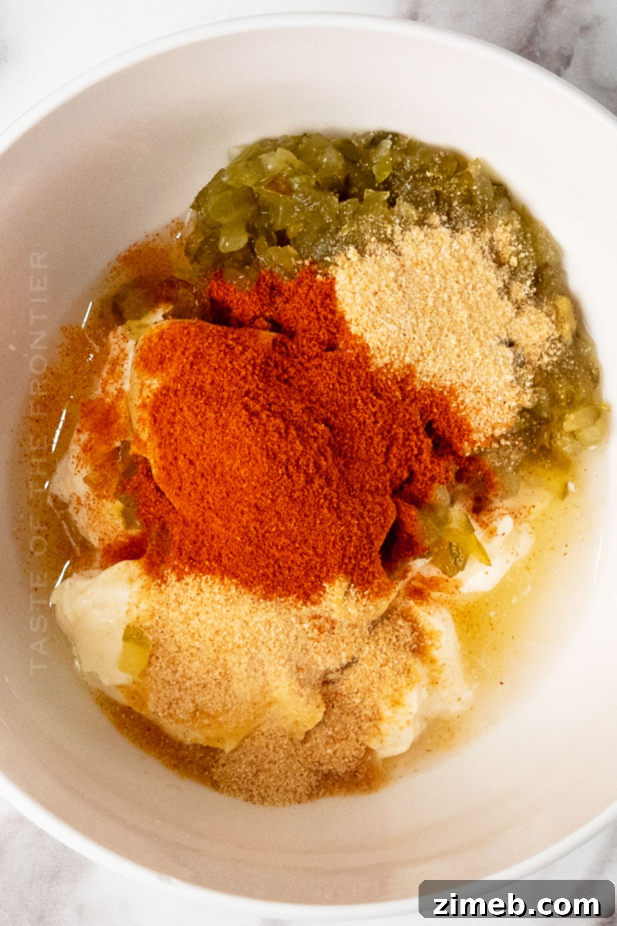 Big Mac Secret Sauce at Home 7 seasonings in the sauce
