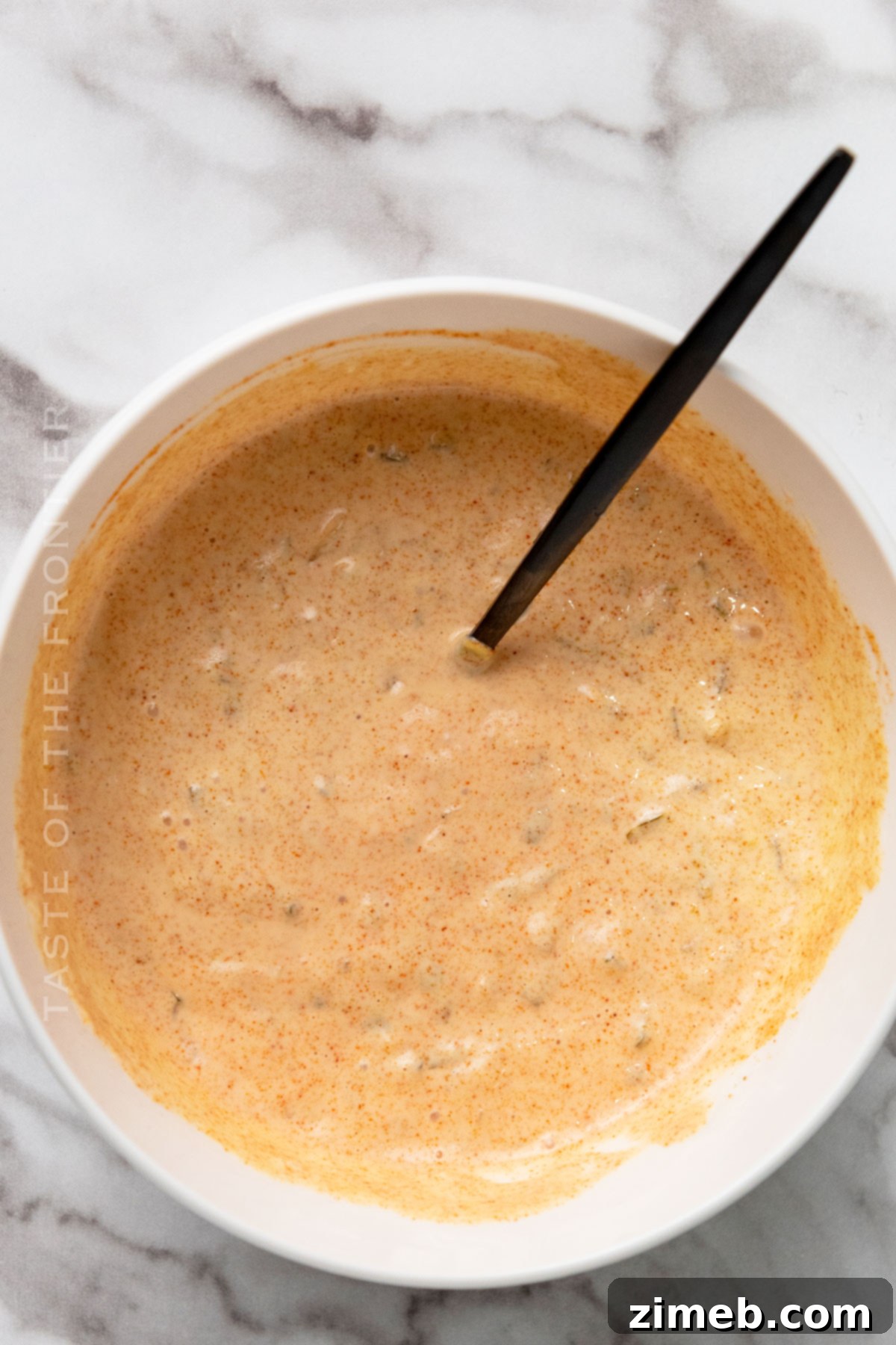 Big Mac Secret Sauce at Home 8 blended sauce