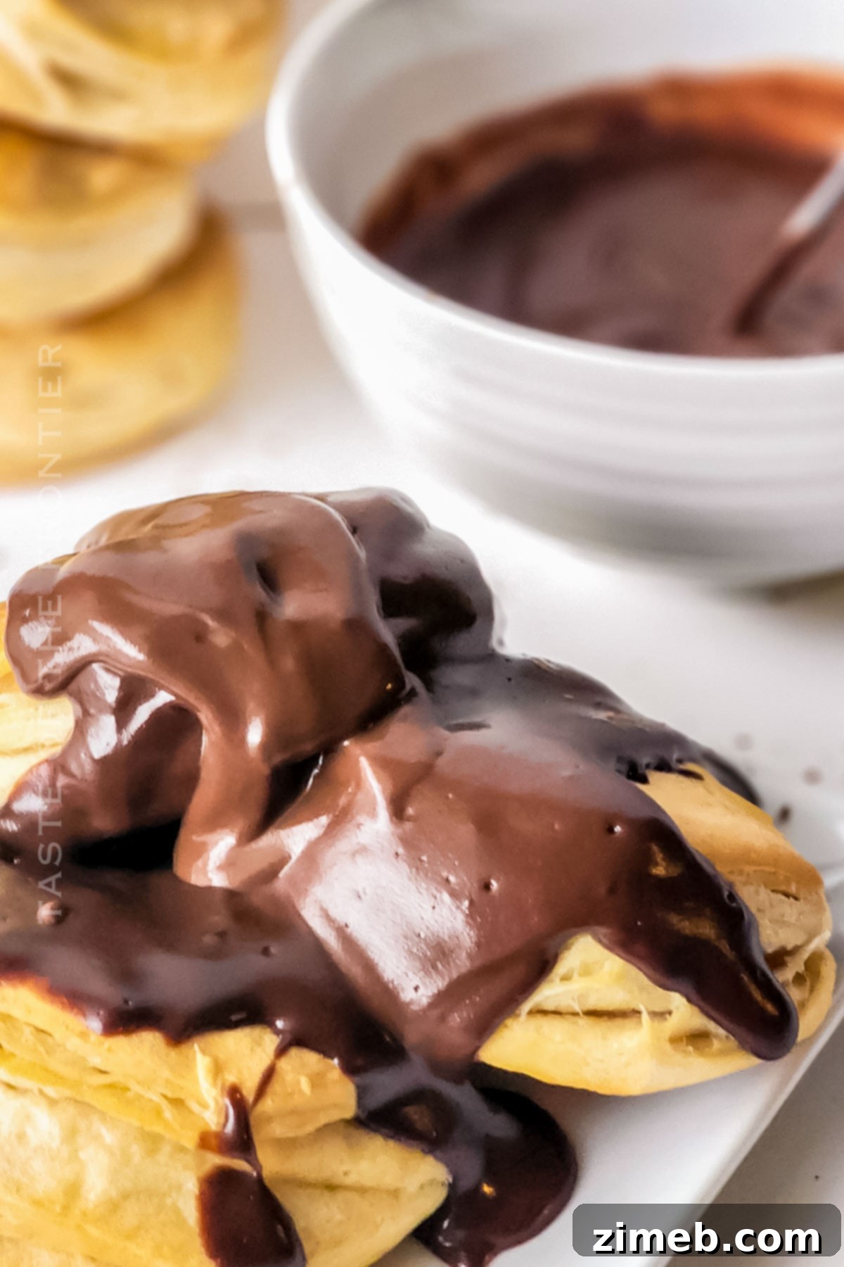 Southern Chocolate Gravy on biscuits