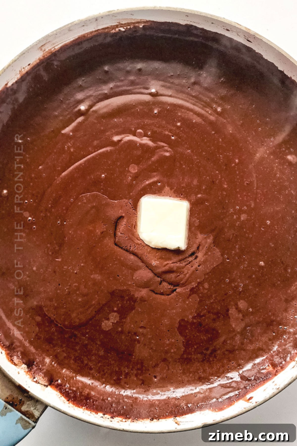 adding the butter