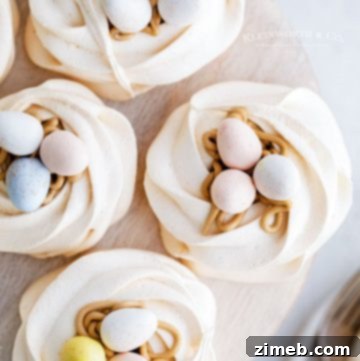 Sweet Spring Roll Cake 12 cookie meringue nests