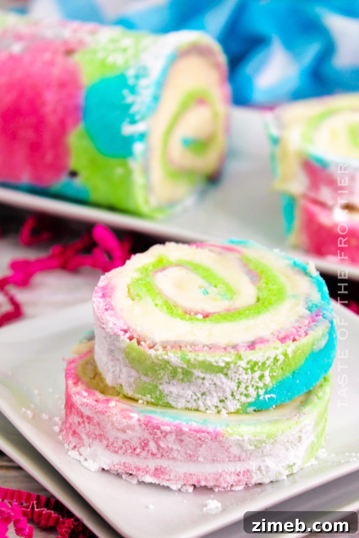Sweet Spring Roll Cake 14 Roll Cake for Easter