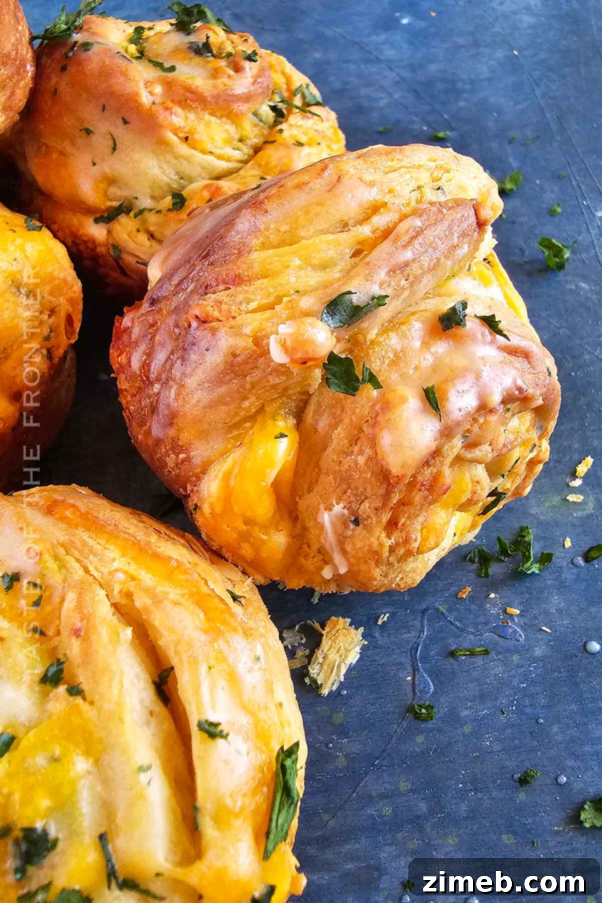 Zesty Cheddar Ranch Cruffins 16 Cheddar Cheese and Ranch Cruffins