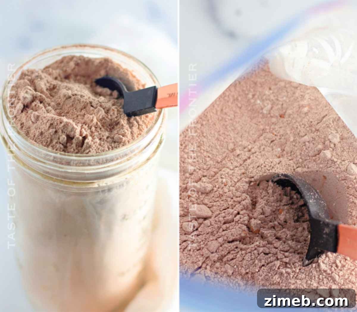 Easy Chocolate Mug Cake 6 making mug cake mix - ingredients in a bowl