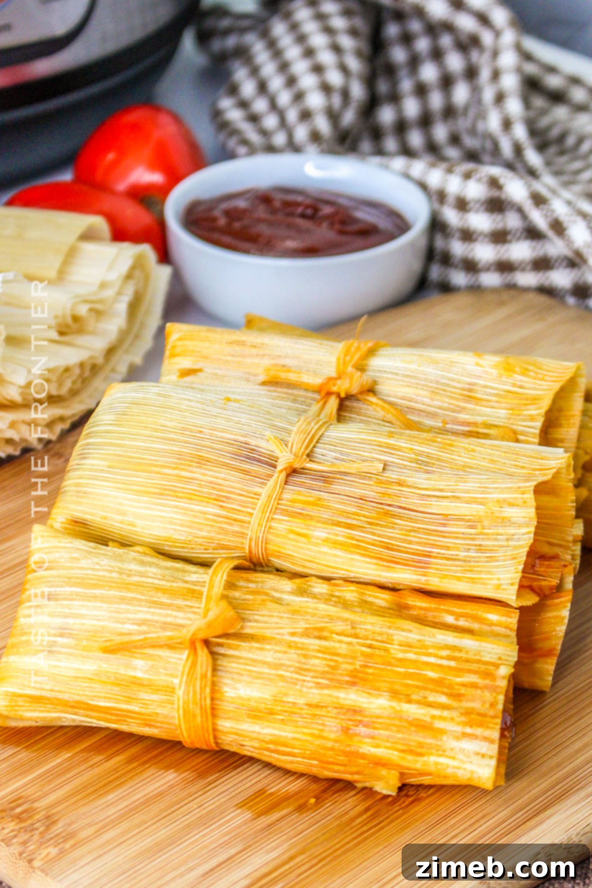 Easy Instant Pot Pork Tamales 15 homemade tamales