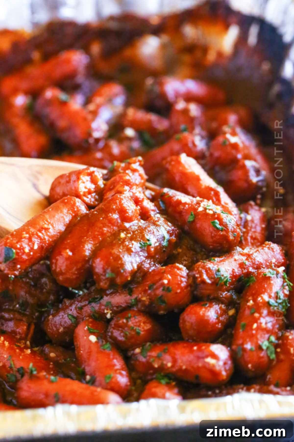 Smoky Sausage Bites 15 Easy Smoked Little Smokies Recipe, ready to be served