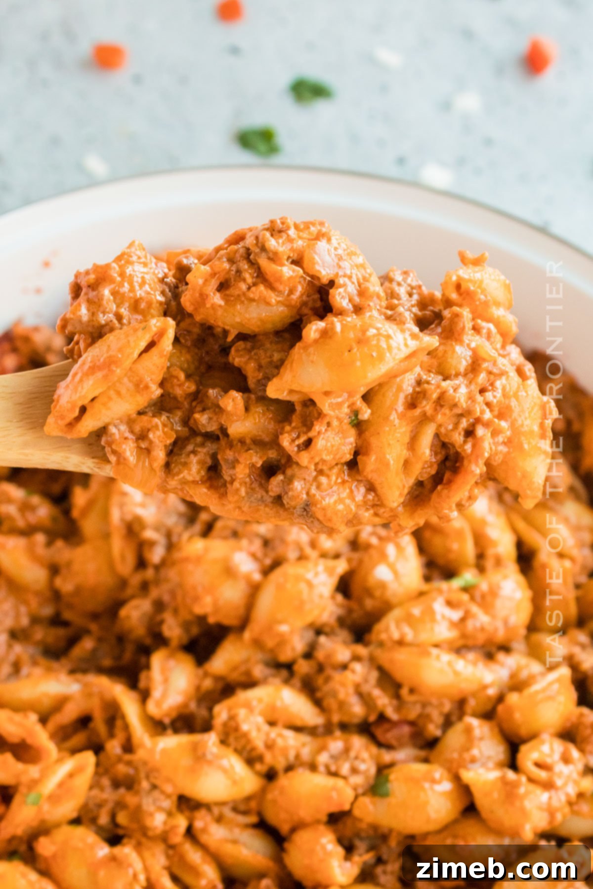 stovetop pasta with beef