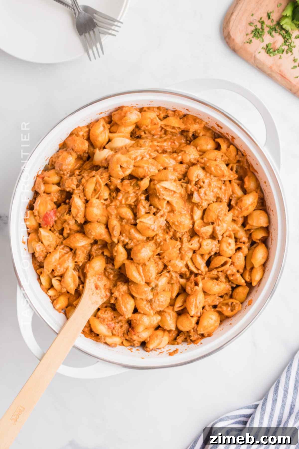 how to make Taco Pasta