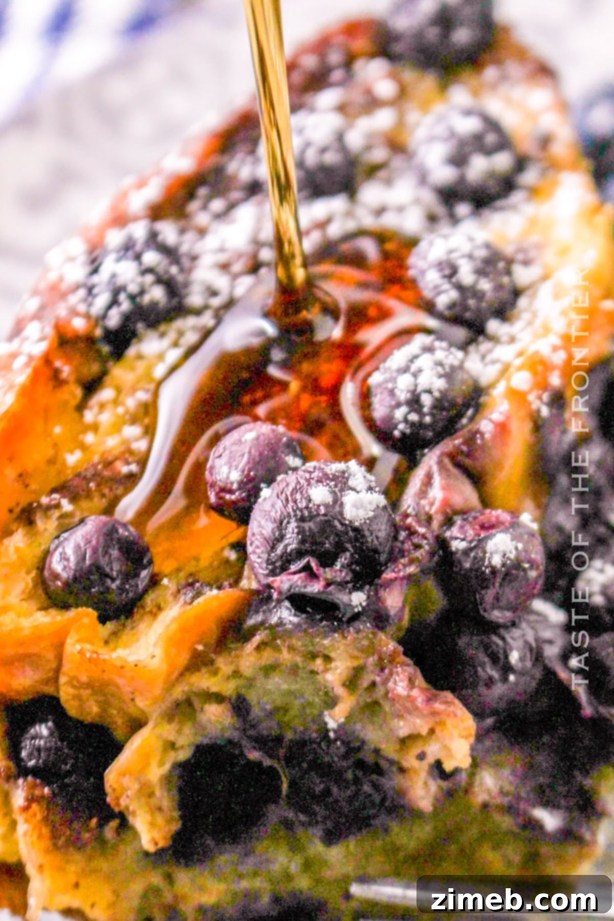 Overnight Slow Cooker Blueberry French Toast 15 Making french toast in the crockpot is so easy