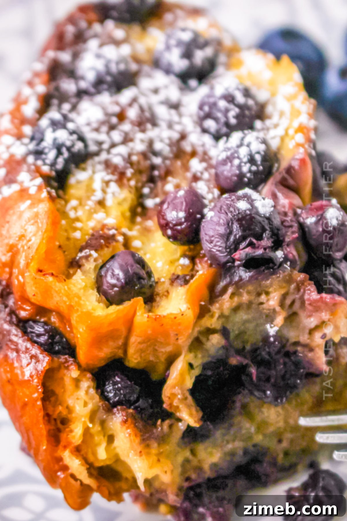 Overnight Slow Cooker Blueberry French Toast 3 Delicious Blueberry Breakfast Casserole