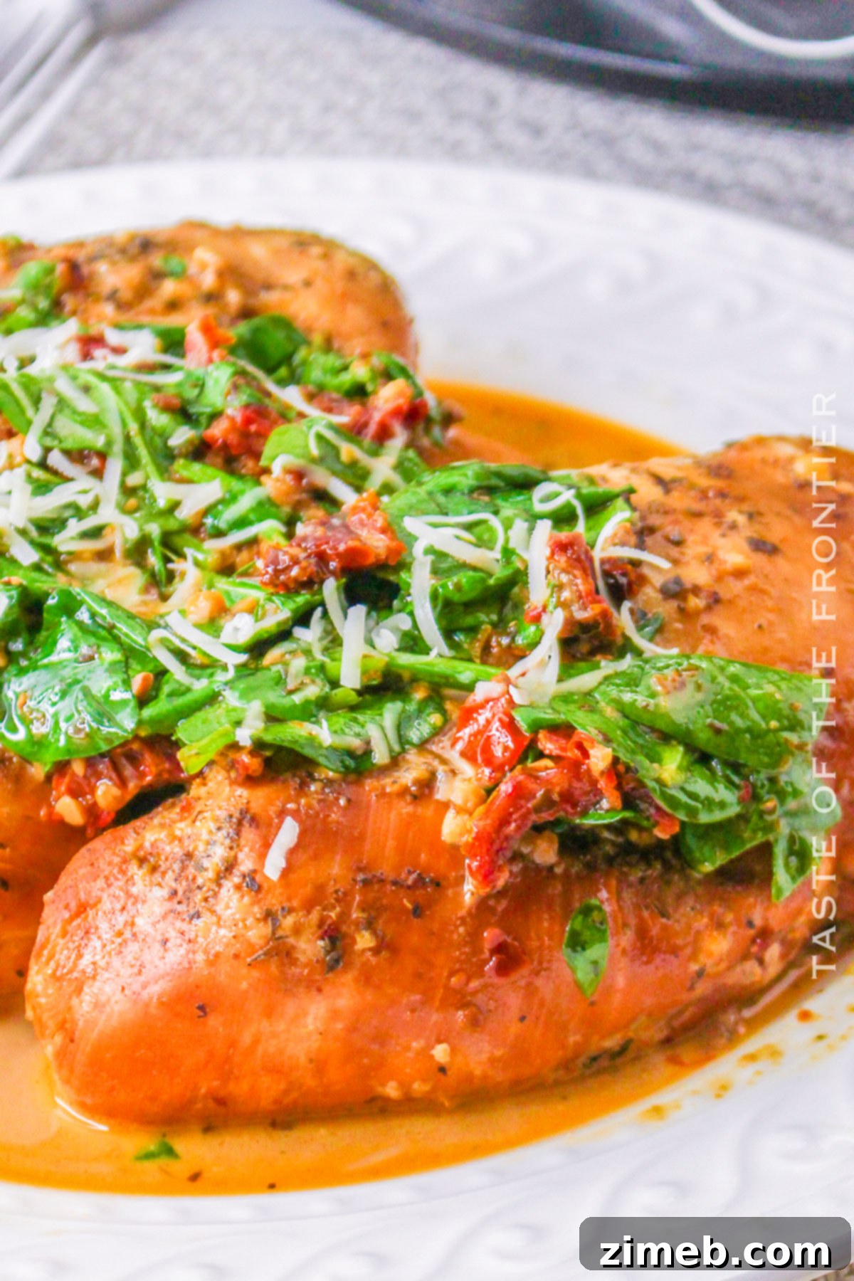 Slow Cooker Tuscan Chicken