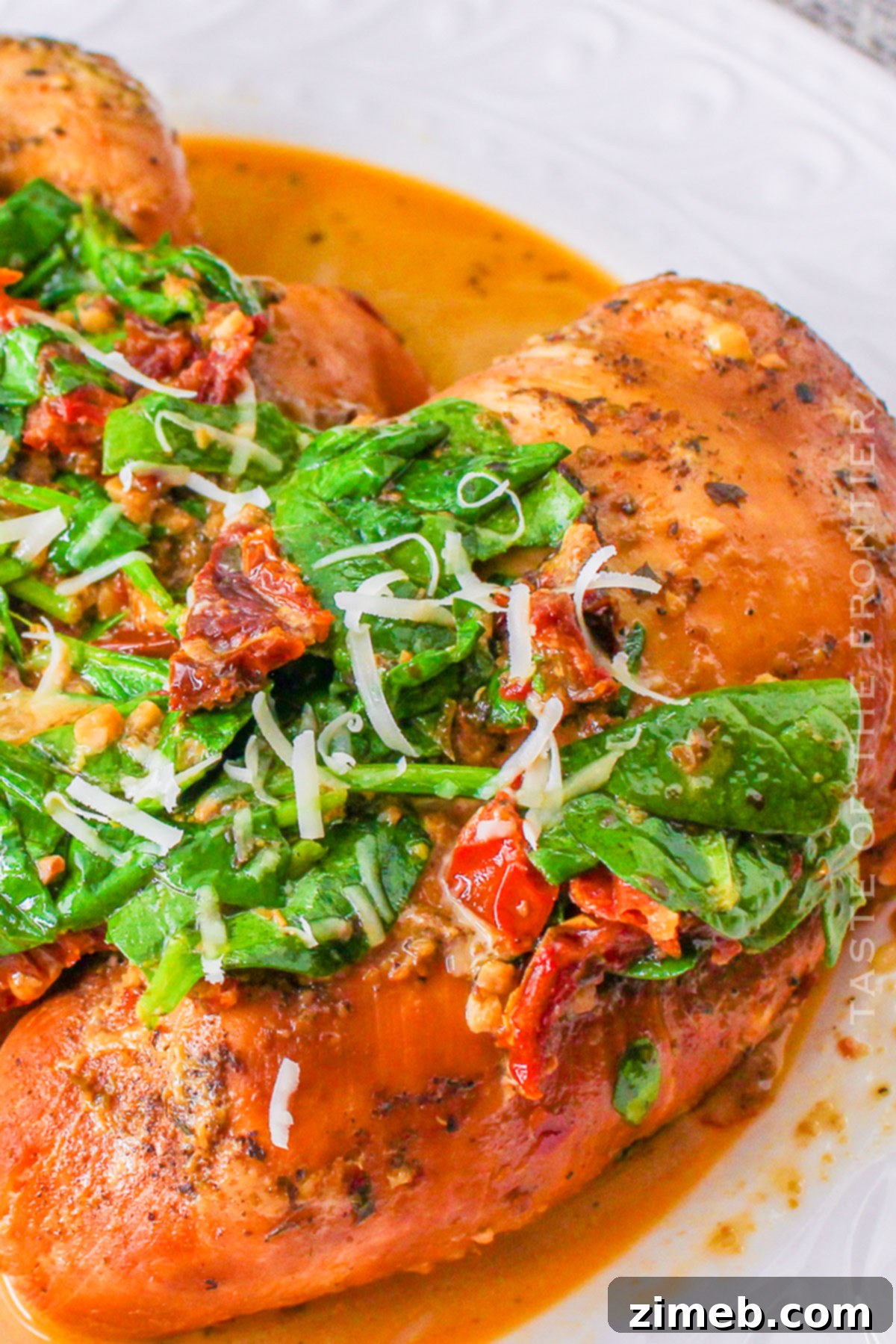 Crockpot Tuscan Chicken
