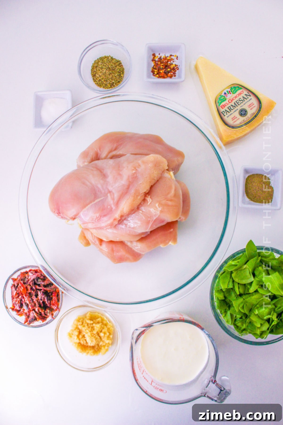 Tuscan Chicken Ingredients