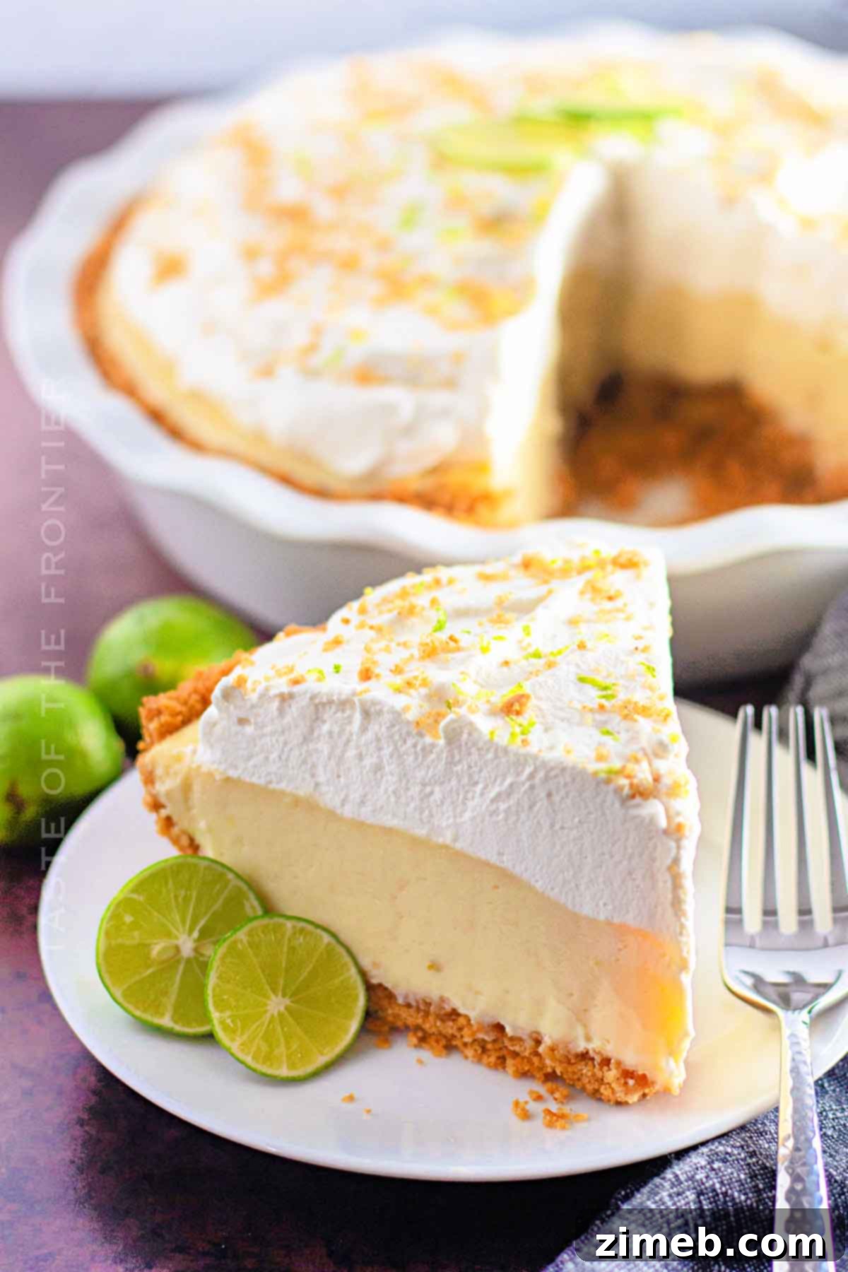 Cloud-Topped Key Lime Pie 2 Classic Key Lime Pie with Whipped Cream