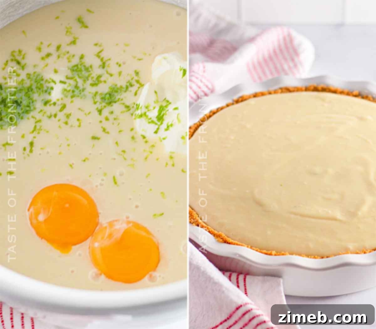 Cloud-Topped Key Lime Pie 5 Steps on how to make Key Lime Pie from scratch