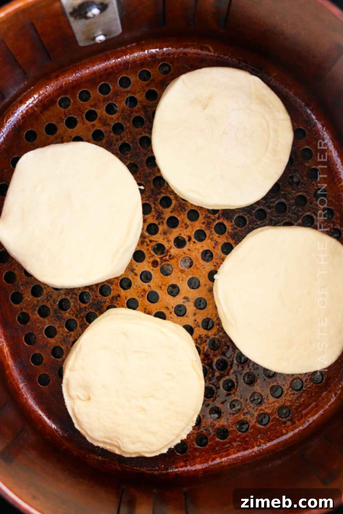 Golden Air Fryer Strawberry Shortcake Bliss 6 Step-by-step image for how to make Air Fryer Strawberry Shortcake.